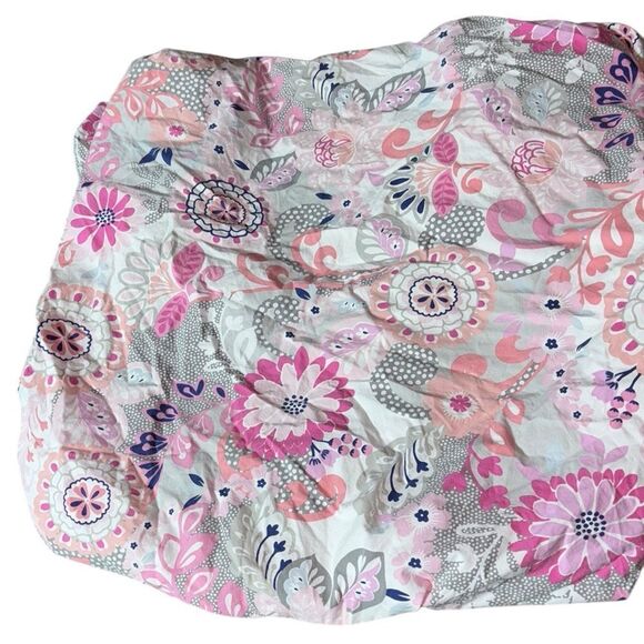 Pottery barn kids baby crib sheet colorful floral abstract 10% organic cotton - Picture 1 of 4